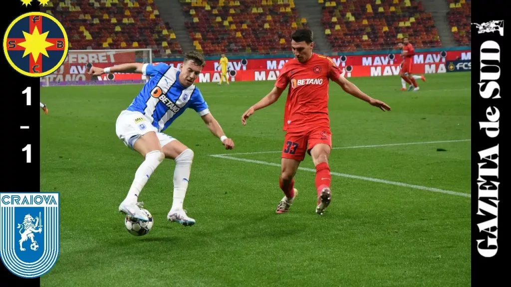 FCSB – Universitatea Craiova 1-1, în imagini