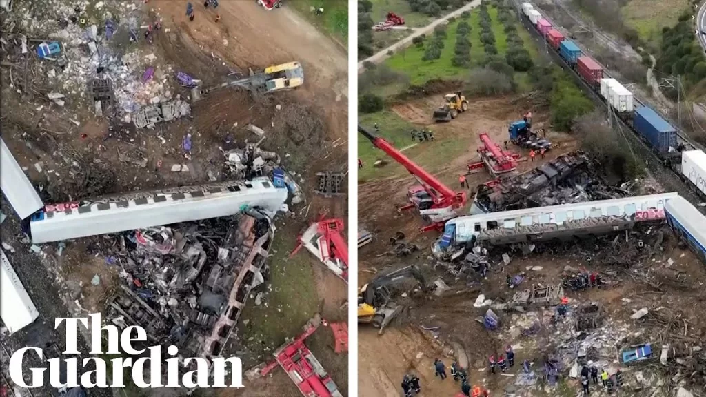 (VIDEO) Şeful gării din Larisa a fost arestat după accidentul feroviar din Grecia