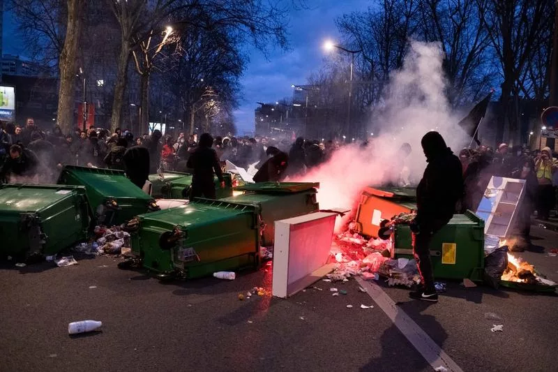 Proteste masive în Franța, față de reforma pensiilor