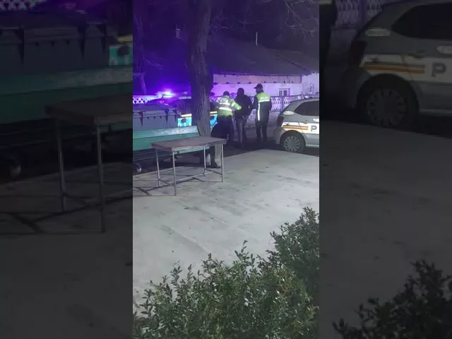 (VIDEO) Mehedințean reținut după ce a amenințat un consătean