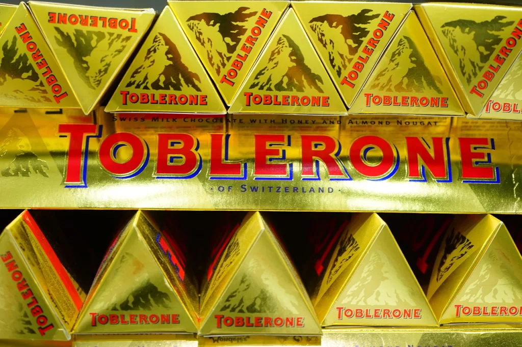 Ciocolata Toblerone, obligată să-și schimbe ambalajul