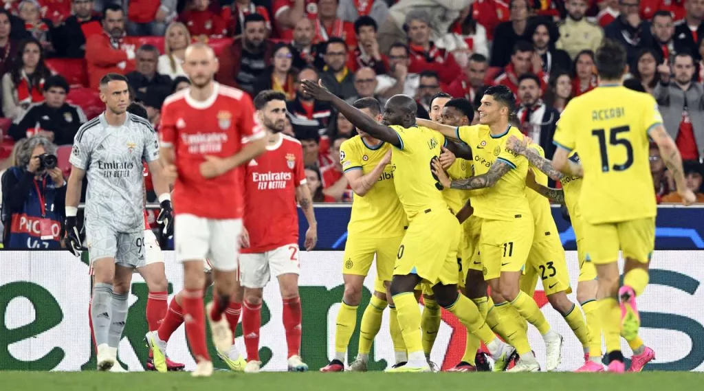 Liga Campionilor | Inter, cu un pas în semifinale după ce a învins-o pe Benfica