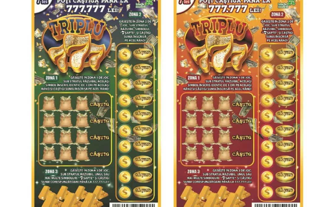 Loteria Română a lansat lozul Triplu 777
