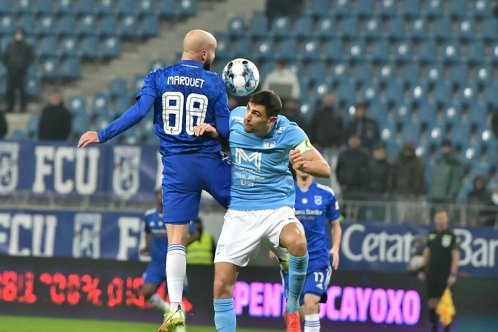 FCU Craiova și FC Voluntari luptă pentru punctele care aduc liniștea de Paște