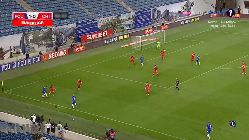 FCU Craiova – Chindia Târgovite 1-0 | Victorie muncită pentru trupa lui Napoli