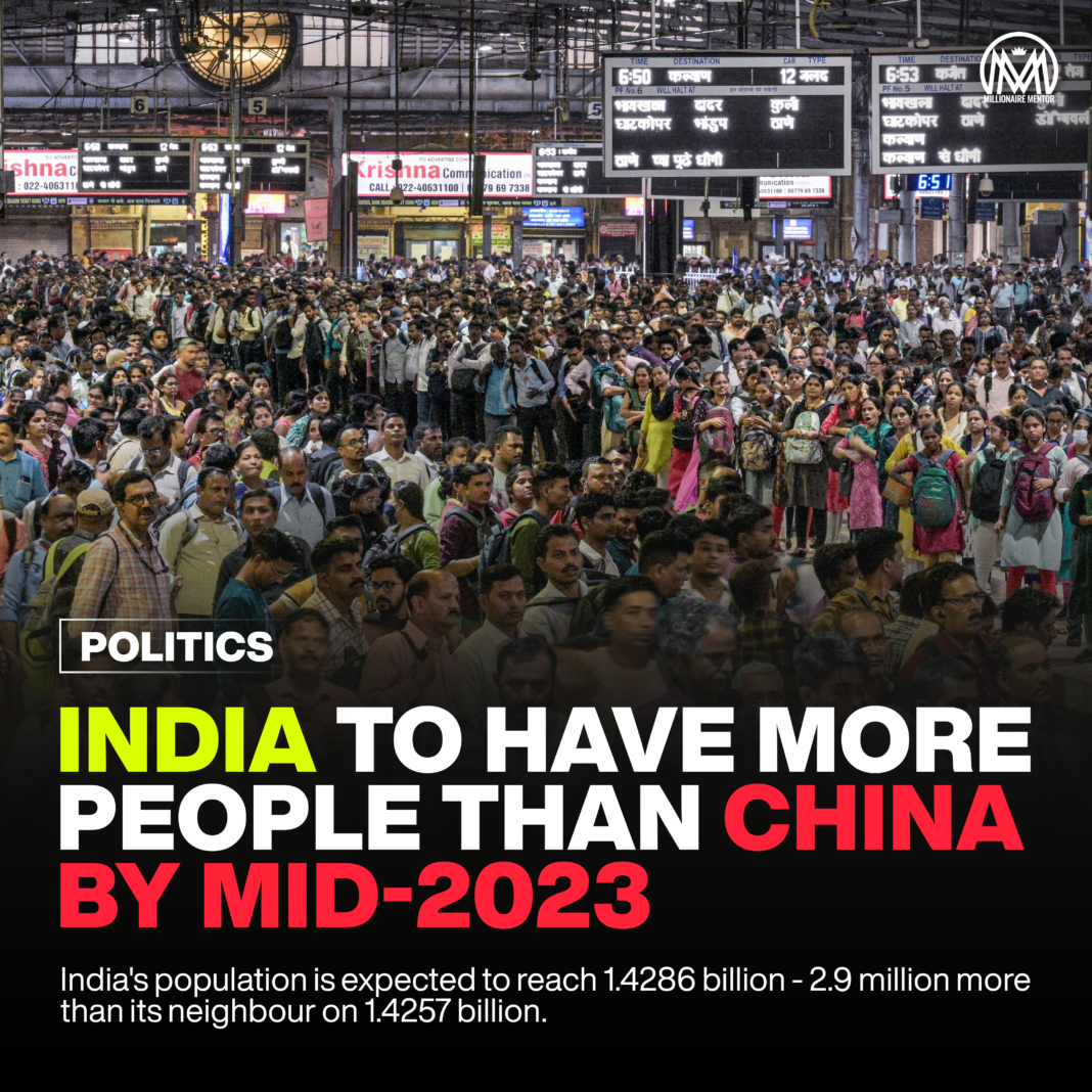 India va deveni ţara cu cea mai mare populaţie de pe glob