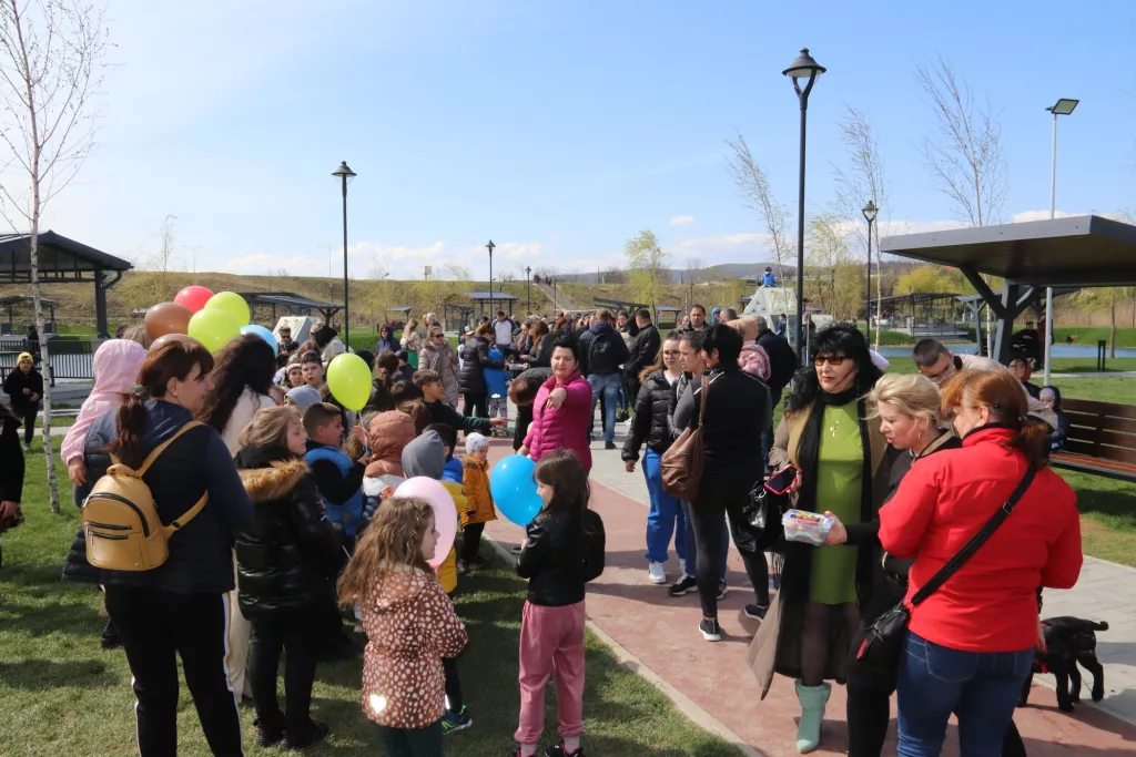 Parcul Nord din Râmnicu Vâlcea este cel de-al treilea parc amenajat cu fonduri europene