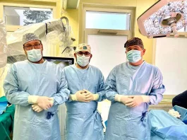 Echipa medicală care a realizat premiera chirurgicală de la Echipa medicală care a realizat premiera chirurgicală de la Echipa medicală care a realizat premiera chirurgicală de la Spitalul Județean de Urgență din Târgu Jiu