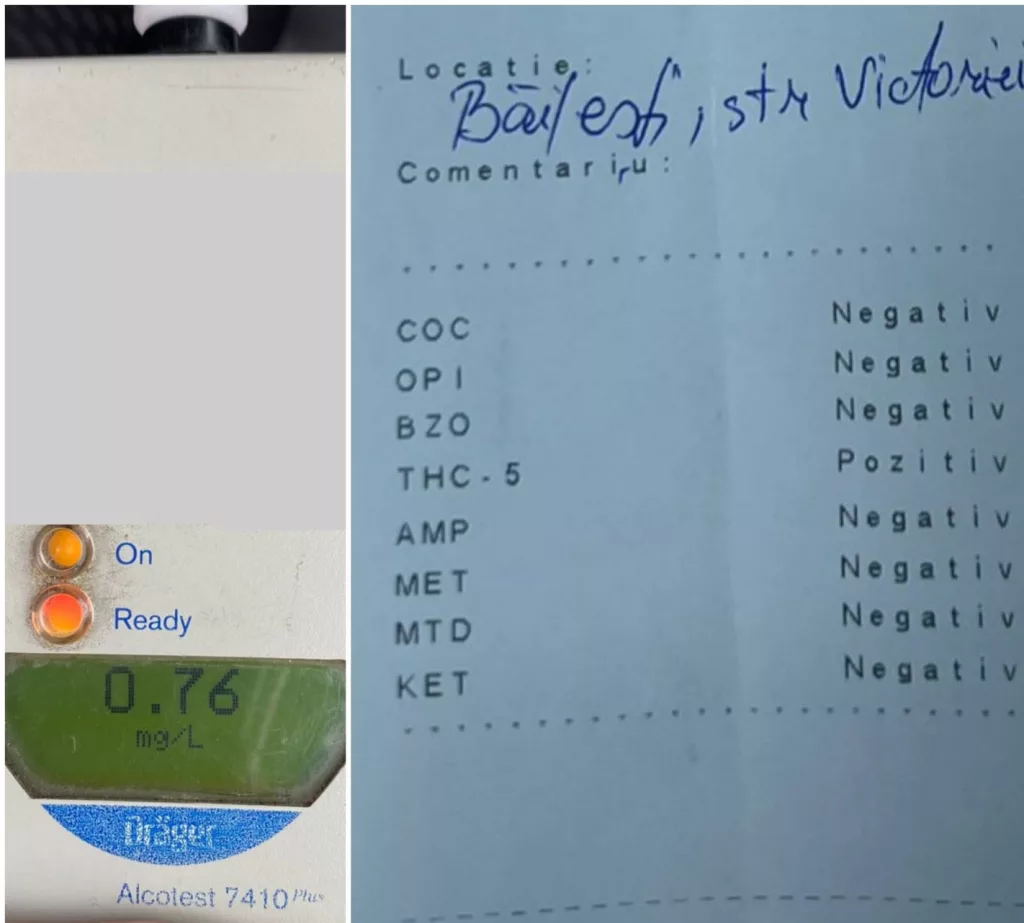 Un doljean de 72 de ani, prins băut la volan după o urmărire ca-n filme