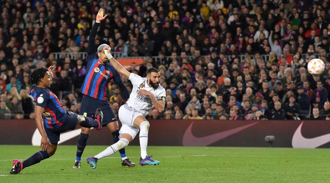 Karim Benzema a făcut praf apărarea catalanilor