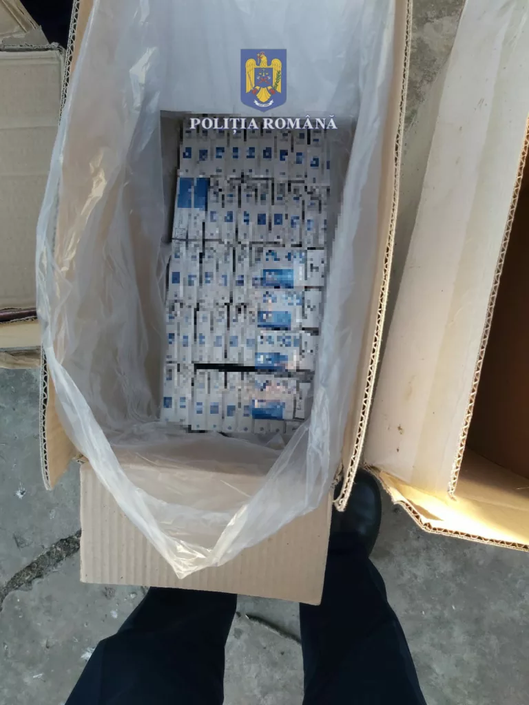Peste 22.000 de țigarete netimbrate, găsite într-o comună din Dolj