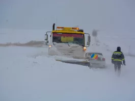Drumuri naționale închise de zăpadă
