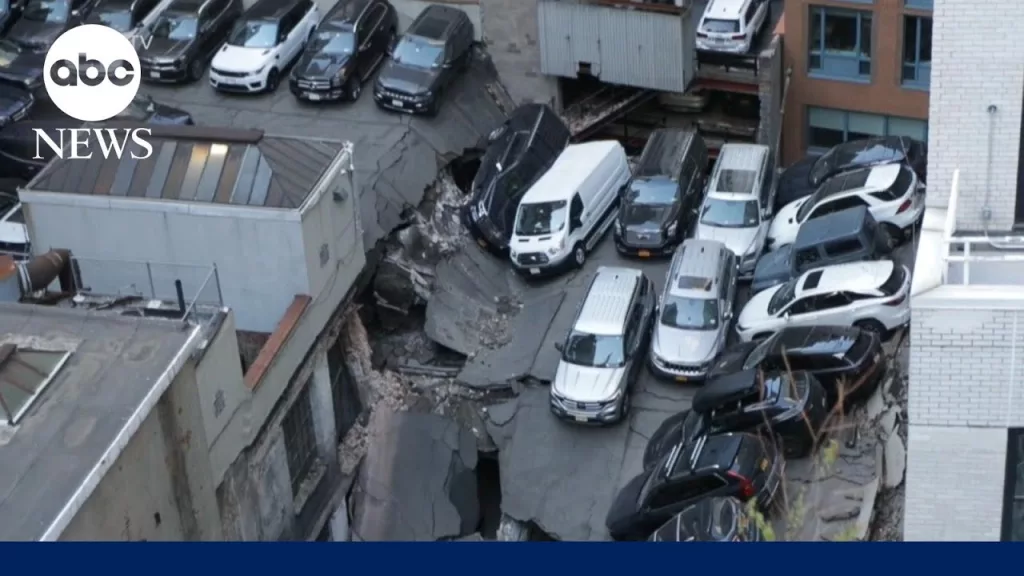 (VIDEO) O parcare s-a prăbușit în Manhattan. Bilanțul: un mort și cinci răniți