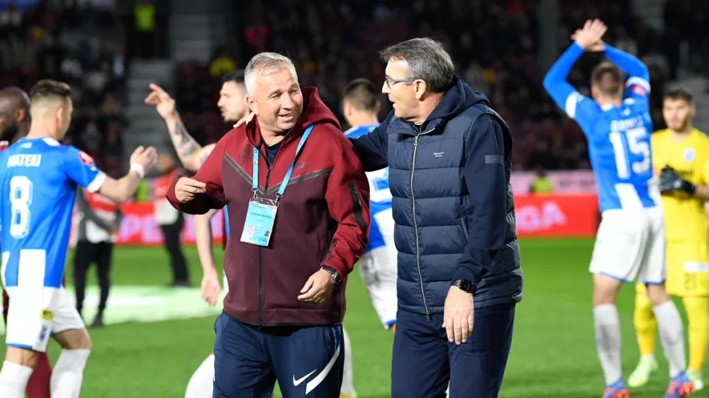 CFR Cluj – „U“ Craiova 1-1 | Eugen Neagoe și Dan Petrescu au „atacat“ arbitrajul