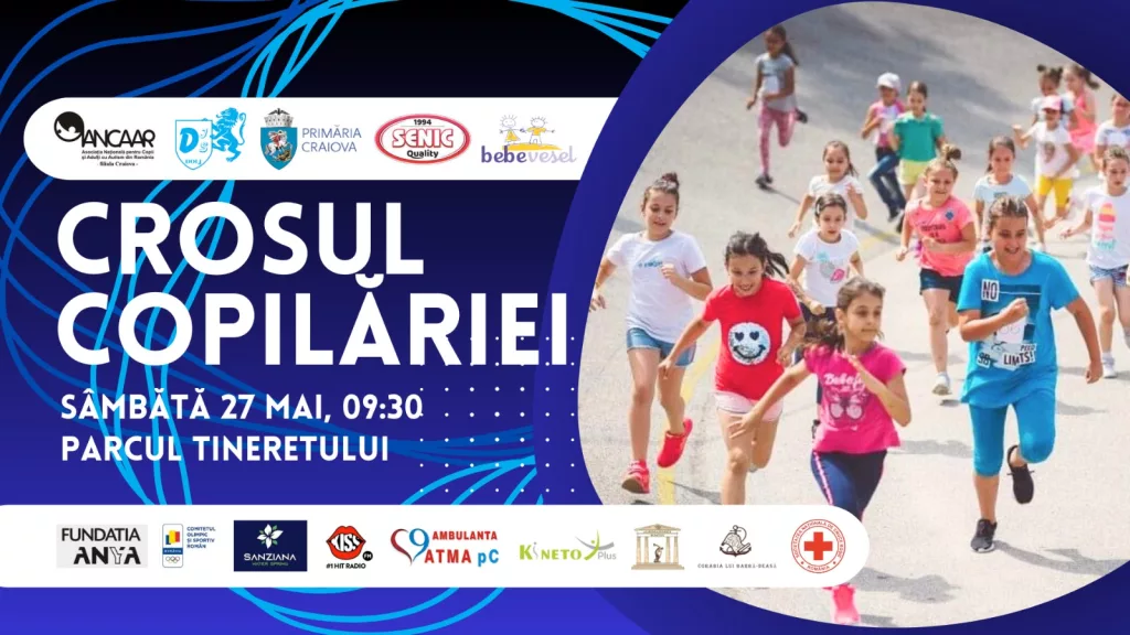 Crosul Copilăriei pentru copiii cu autism, la Craiova