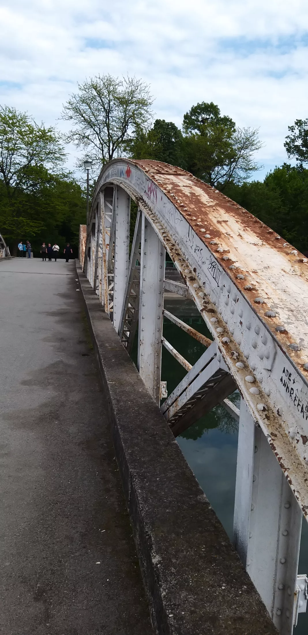 Podul Ferdinand este mâncat de rugină