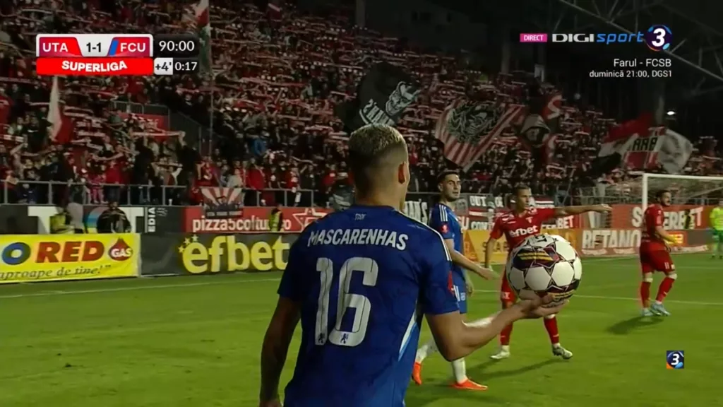 UTA – FCU 1-1 | Liniște și pace la Arad
