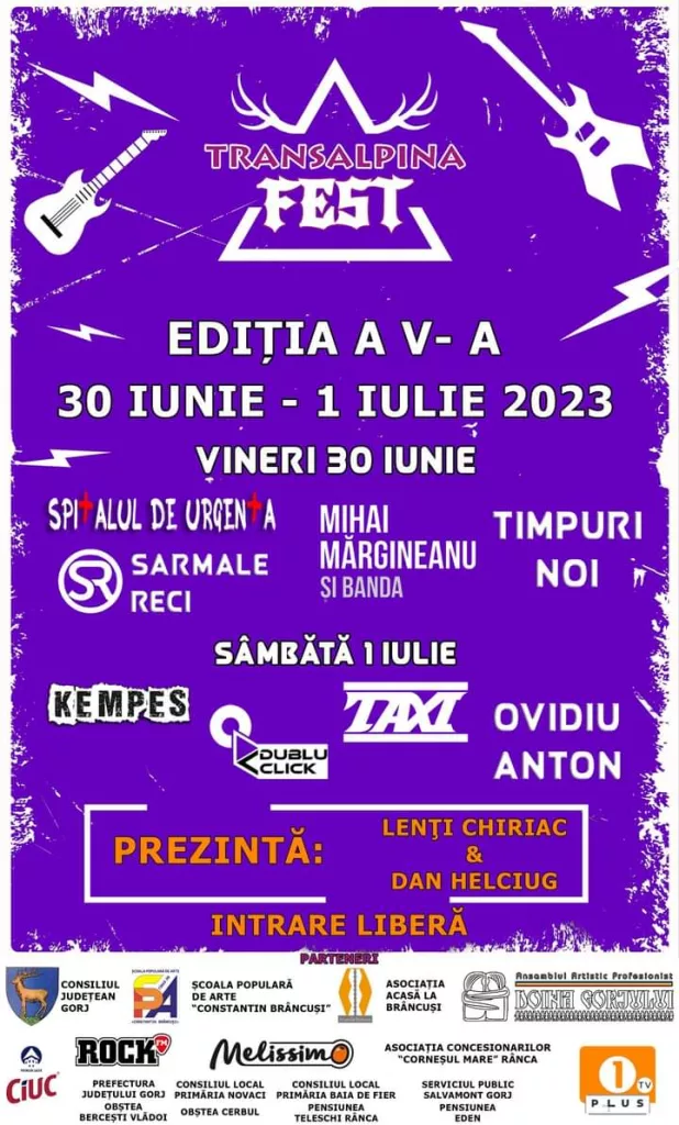 O nouă ediție a Transalpina Fest, la Rânca