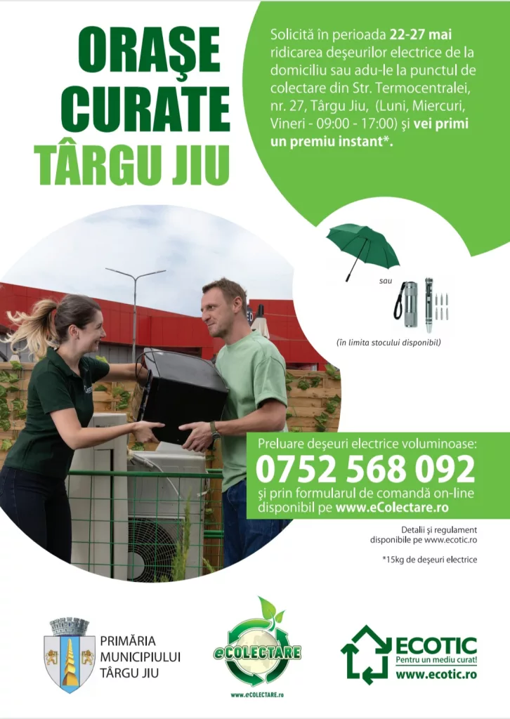 Campanie de colectare a deșeurilor la Târgu Jiu