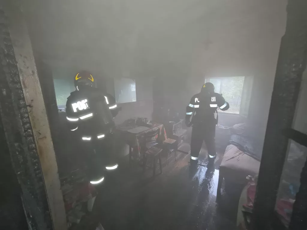 Vâlcean mort după într-un incendiu