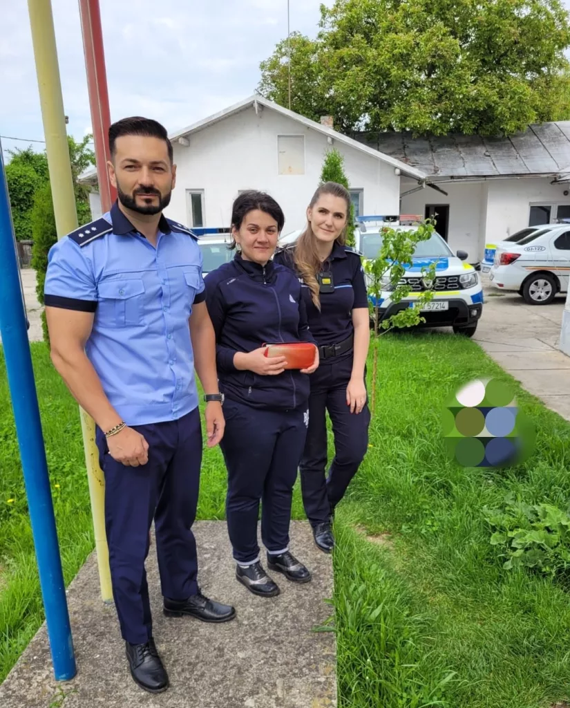 O tânără de 17 ani a găsit un portofel și l-a predat polițiștilor