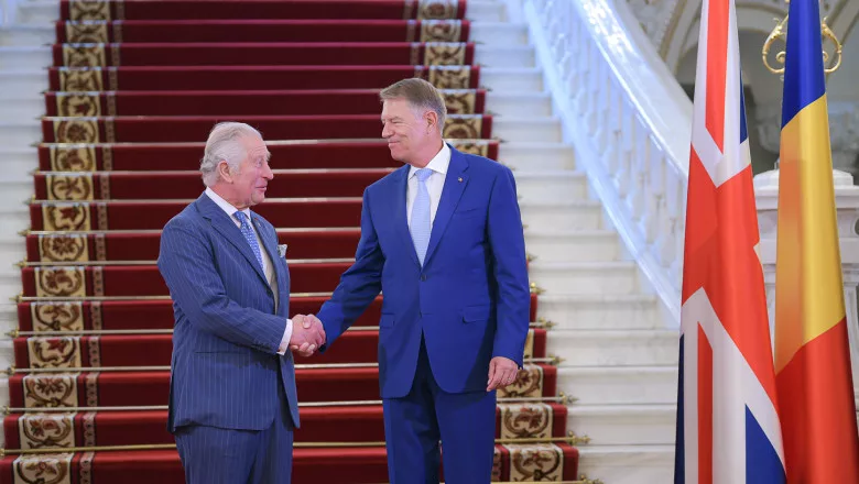 Klaus Iohannis îl primeşte vineri la Palatul Cotroceni pe Majestatea Sa Regele Charles