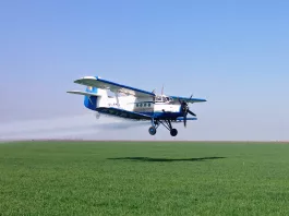 Dezinsecție prin aviotratament la Târgu Jiu