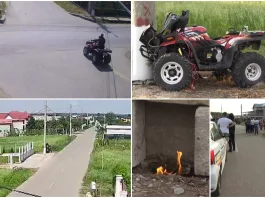 Un bărbat și fiul său de 9 ani au murit după ce s-au izbit cu ATV-ul de un stâlp
