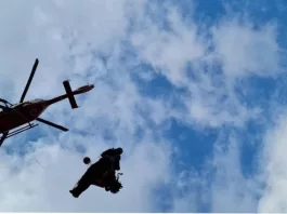 Soț și soție, salvați cu elicopterul după ce au căzut în Munții Bucegi