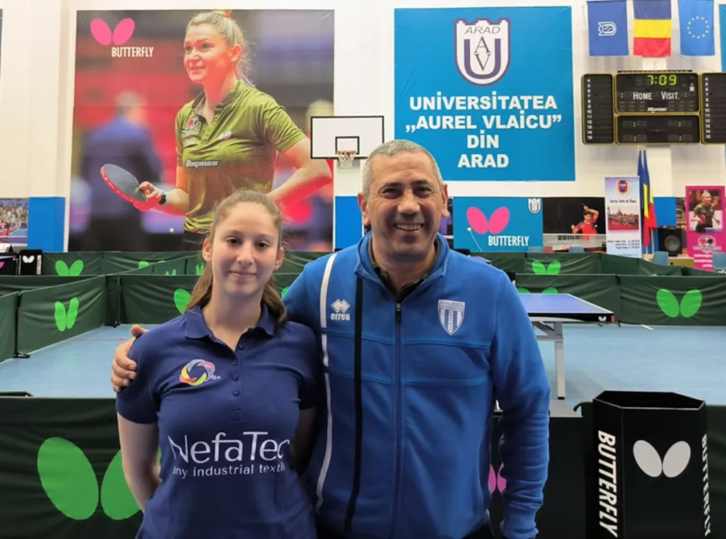 Tenis de masă / Carmina Găman (CSU Craiova), prestaţie solidă la CN de Juniori I