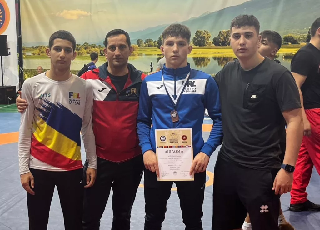 Lupte / David Boicea, medaliat cu bronz la Campionatul Balcanic U17