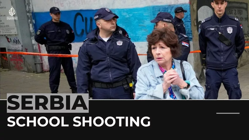 (VIDEO) 3 zile de doliu național în urma atacului armat de la o școală din Belgrad