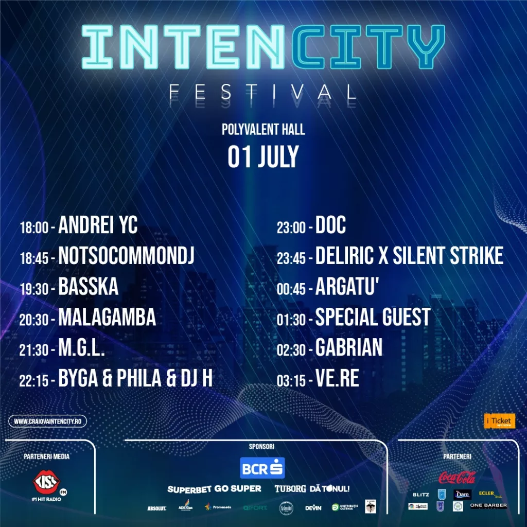Festivalul IntenCity: a doua seară la Sala Polivalentă