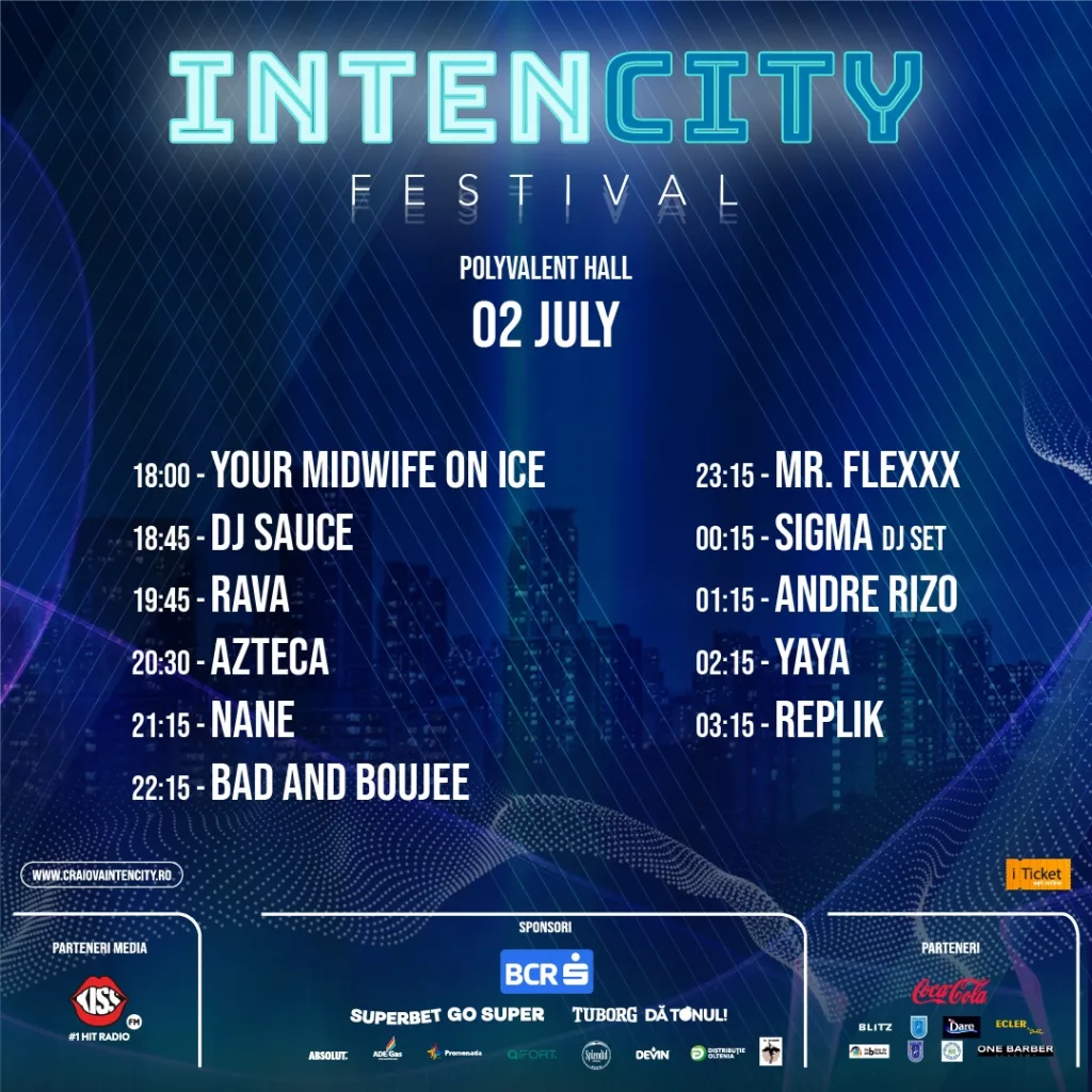 Festivalul IntenCity: a treia seară la Sala Polivalentă