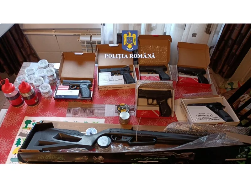 (VIDEO) 145 de percheziții comercianți de arme