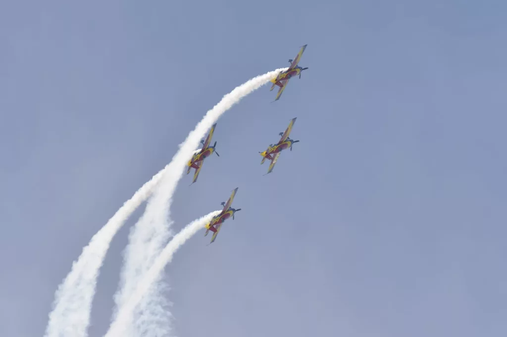 FOTO spectaculoase de la repetițiile pentru show-ul aviatic din Craiova