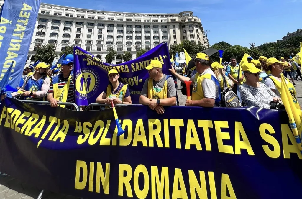 Federația „Solidaritatea Sanitară” pichetează  unitățile sanitare