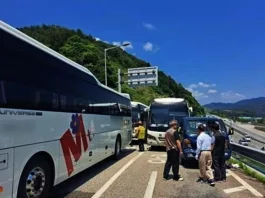 Peste 80 de răniți după coliziunea a 7 vehicule în Coreea de Sud