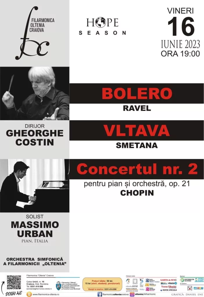 ”Bolero” de Maurice Ravel , la Filarmonica Oltenia