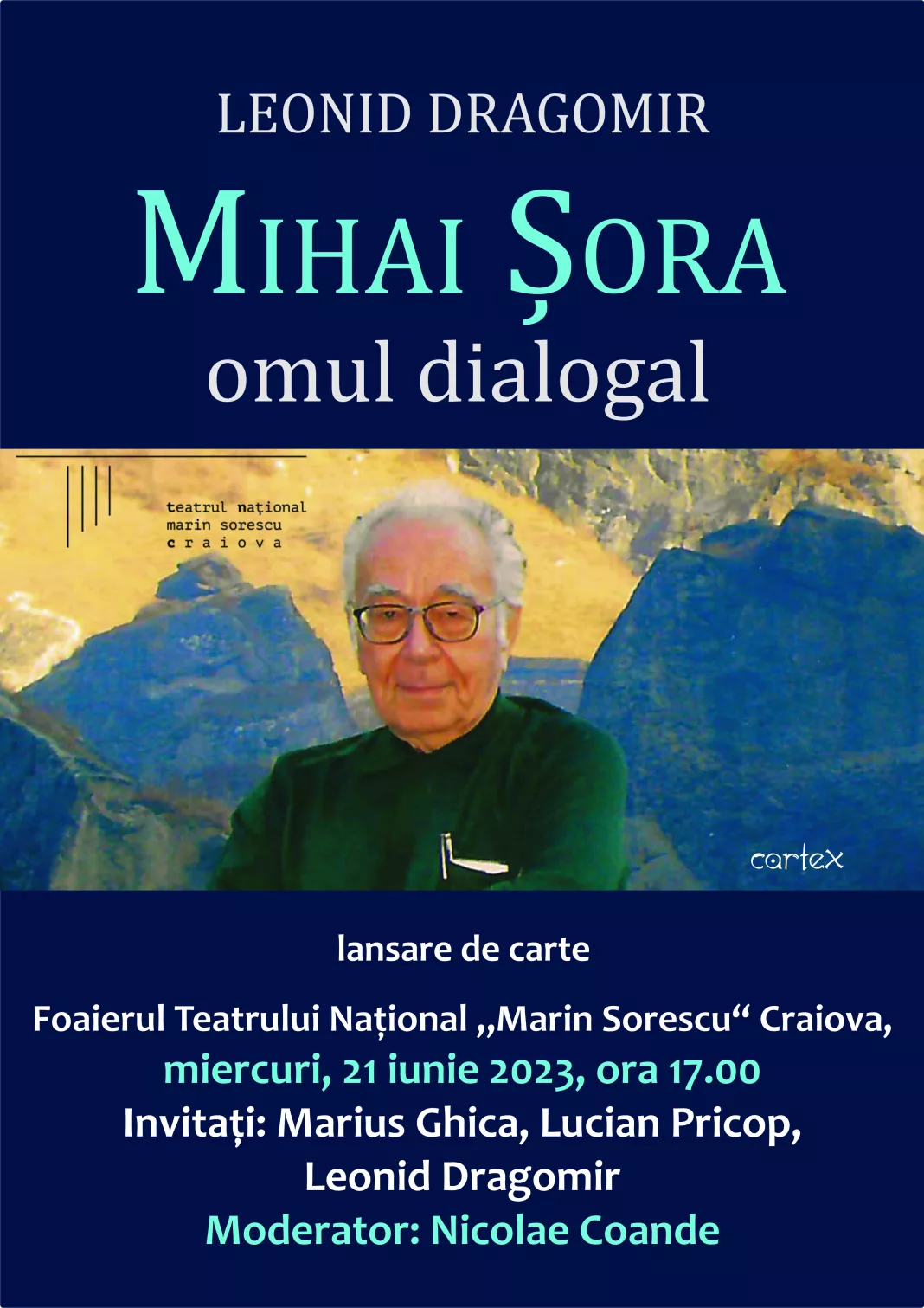 Volumul “Mihai Șora. Omul dialogal”, prezentat la Craiova