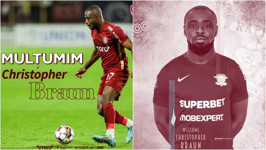 Superliga | Christopher Braun, transferat de Rapid, de la CFR Cluj