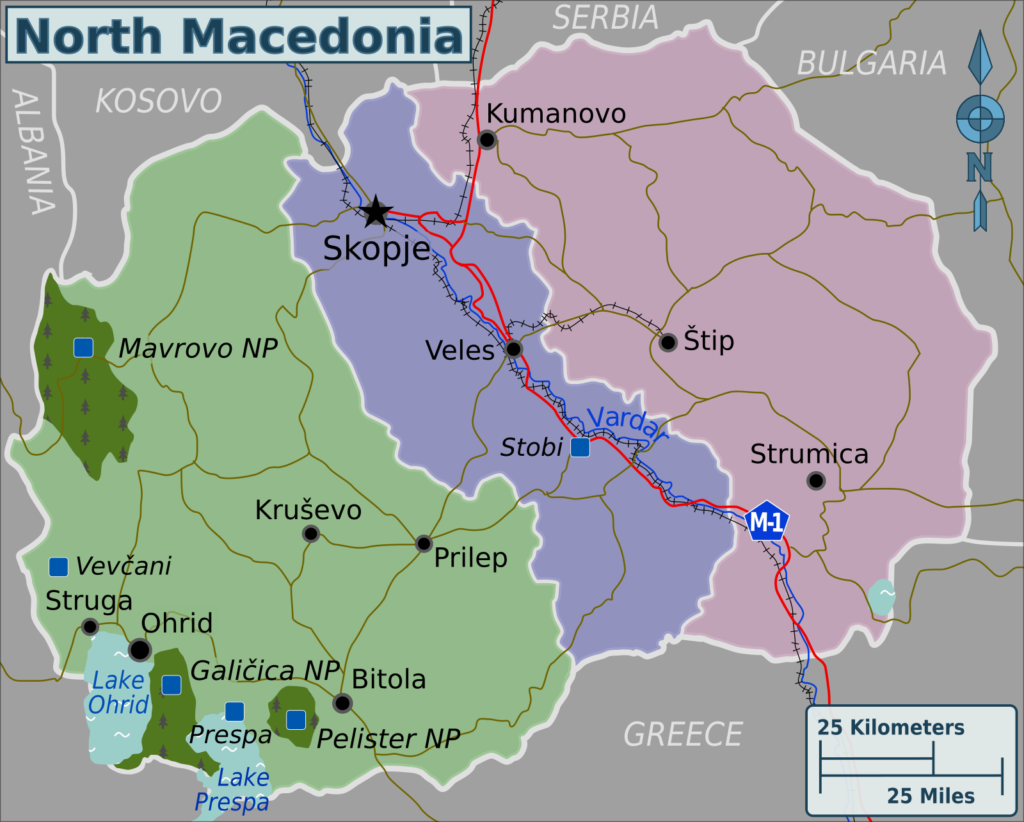 Atenționare de călătorie în Macedonia de Nord