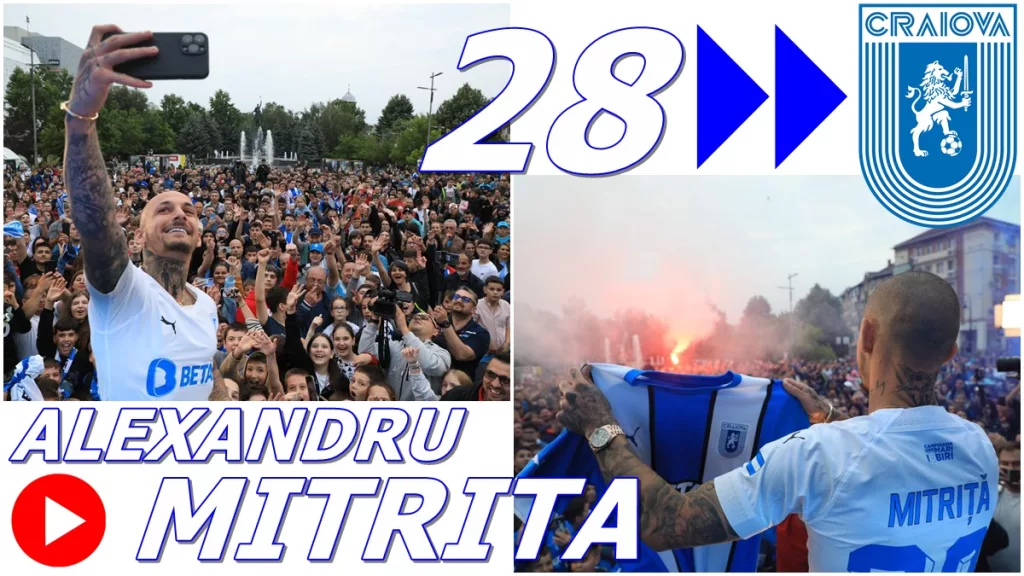 Alex Mitriță a avut parte de o prezentare de vis la Universitatea Craiova