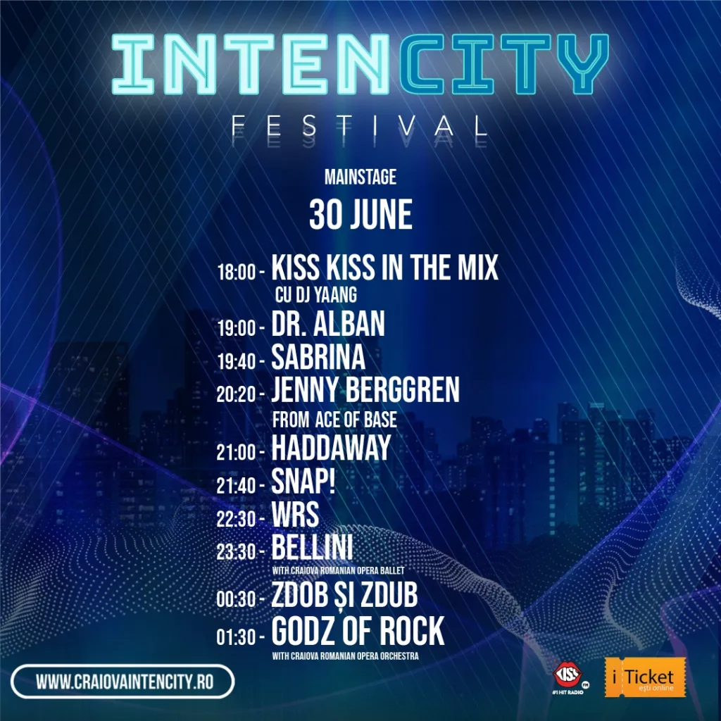 Festivalul IntenCity: prima seară pe Mainstage