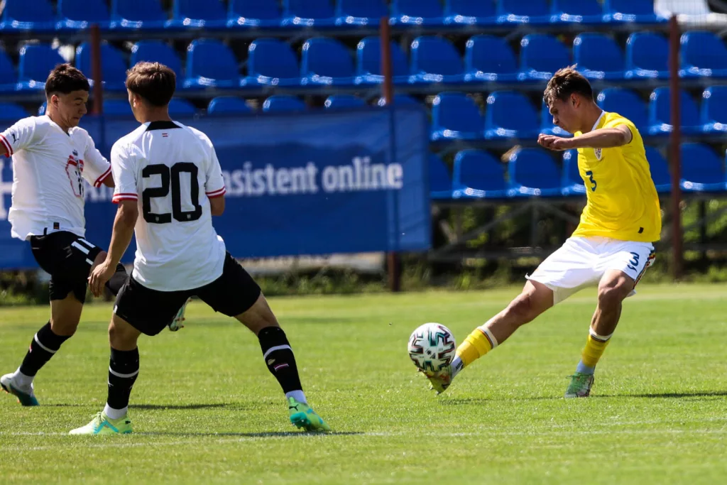România U17, remiză cu patru goluri în al doilea amical cu Austria