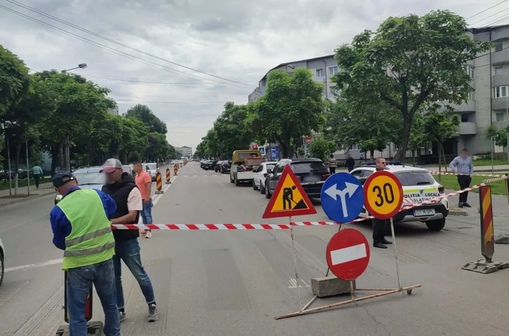 Restricții de trafic în municipiul Slatina
