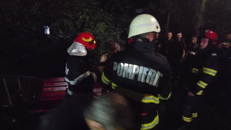 Incendiu într-o garsonieră din Râmnicu Vâlcea