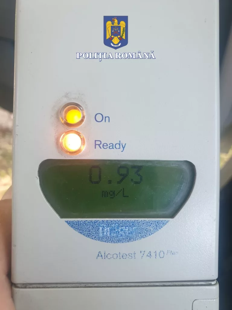 Olt: Bărbat băut, la volanul unui tractor neîmatriculat