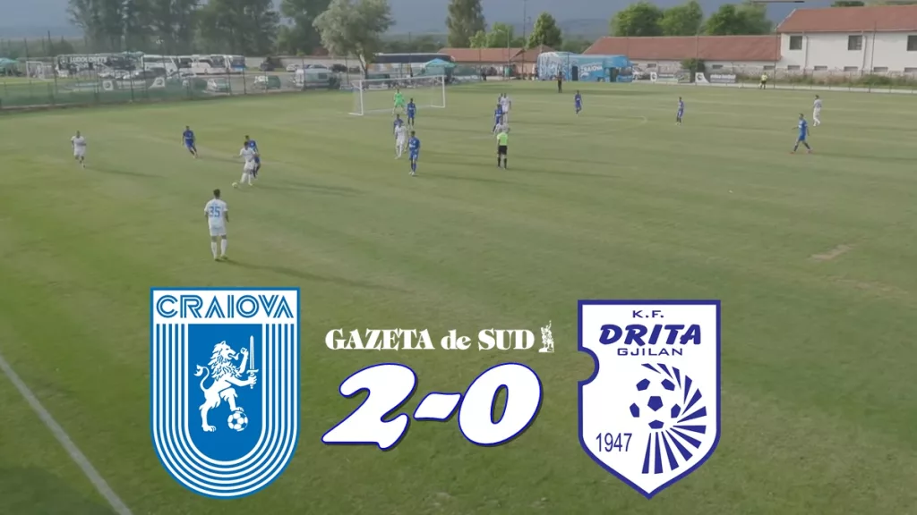 Amical | „U“ Craiova – FC Drita 2-0. Alb-albaștrii s-au impus la pas