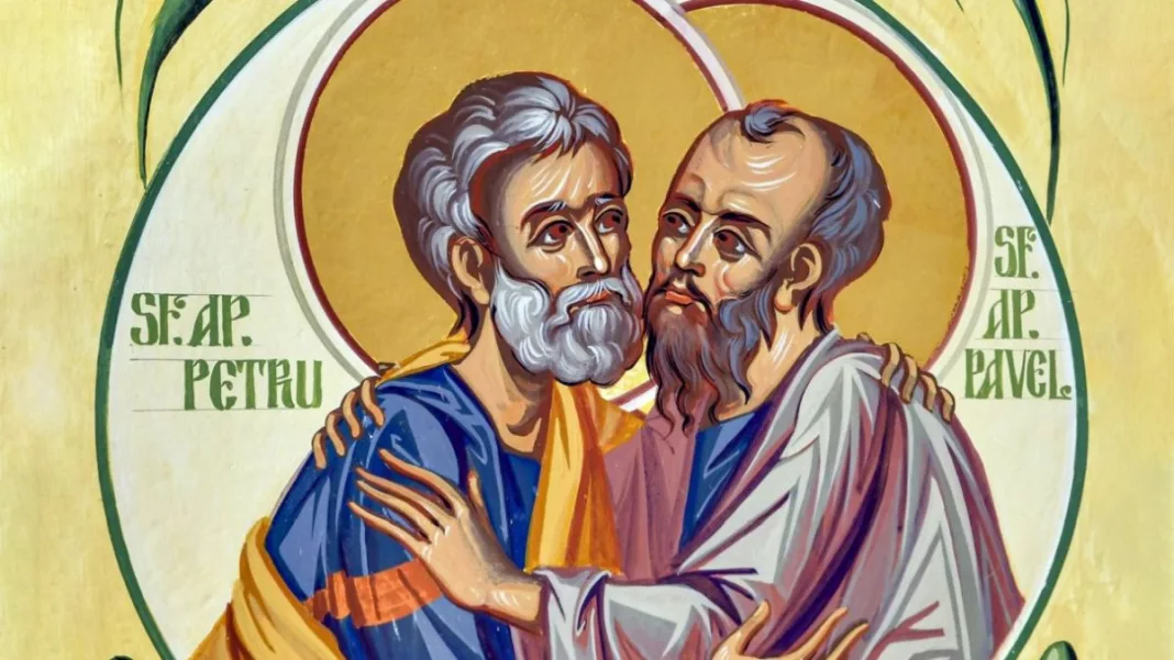Creştinii ortodocşi îi cinstesc pe Sfinţii Apostoli Petru şi Pavel